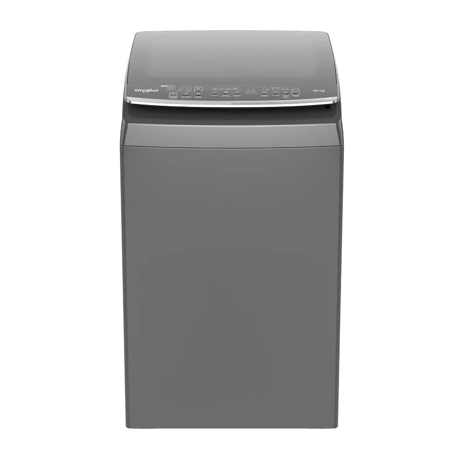 Lavadora Whirlpool Carga Superior 20 Kg Smart Action Gris