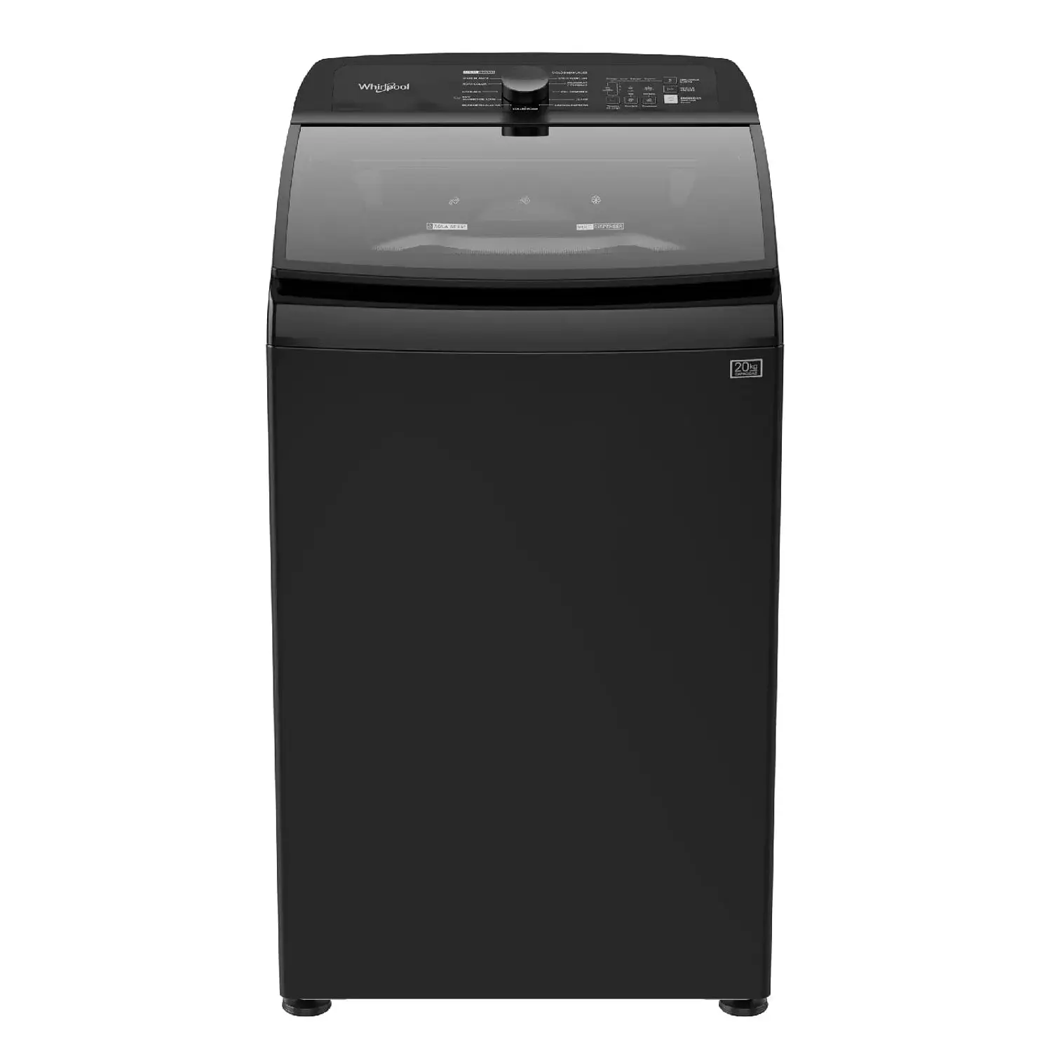 Lavadora Whirlpool Carga Superior 20 Kg Smart Action Negro