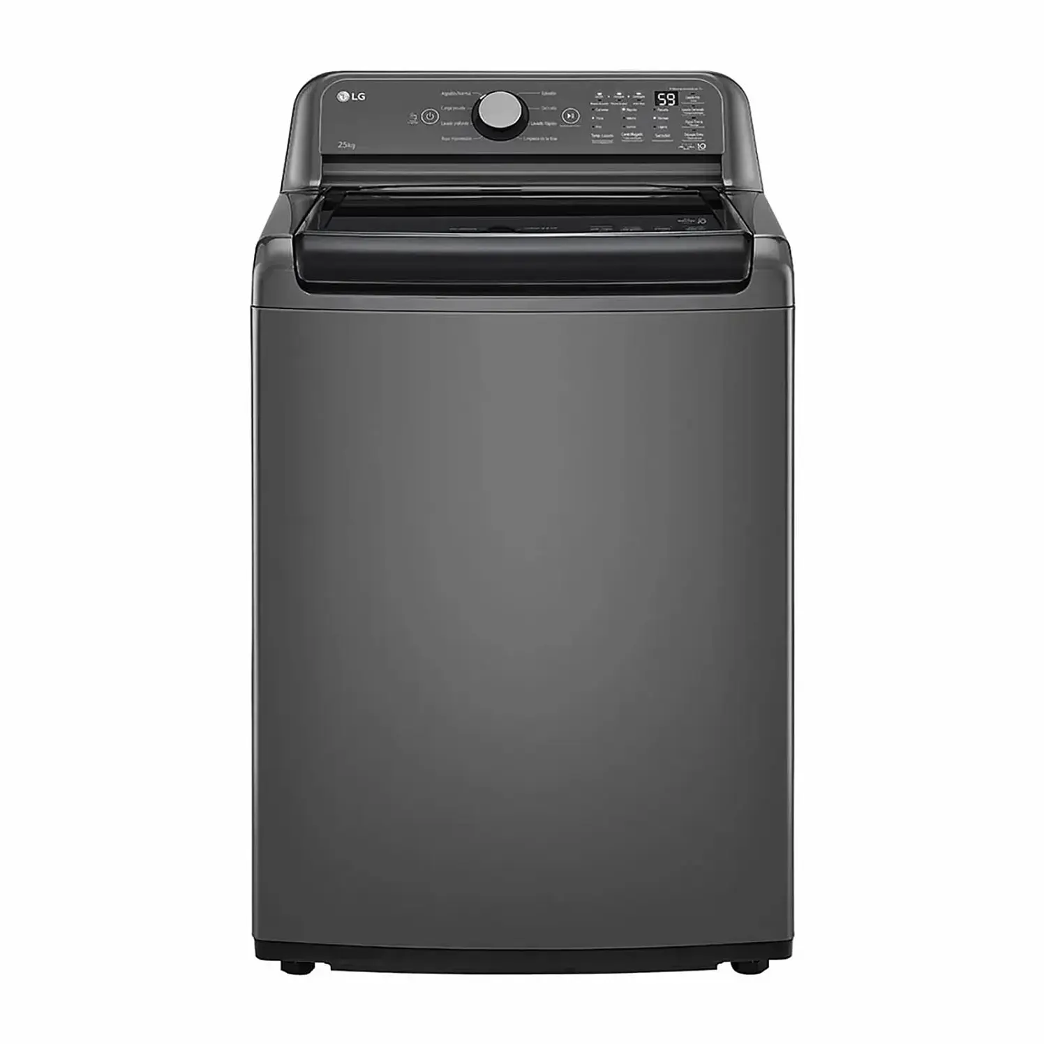 Lavadora LG Carga Superior 25 Kg Negro