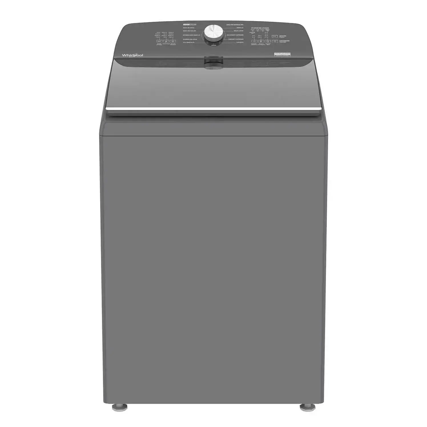Lavadora Whirlpool Carga Superior 25 Kg Gris