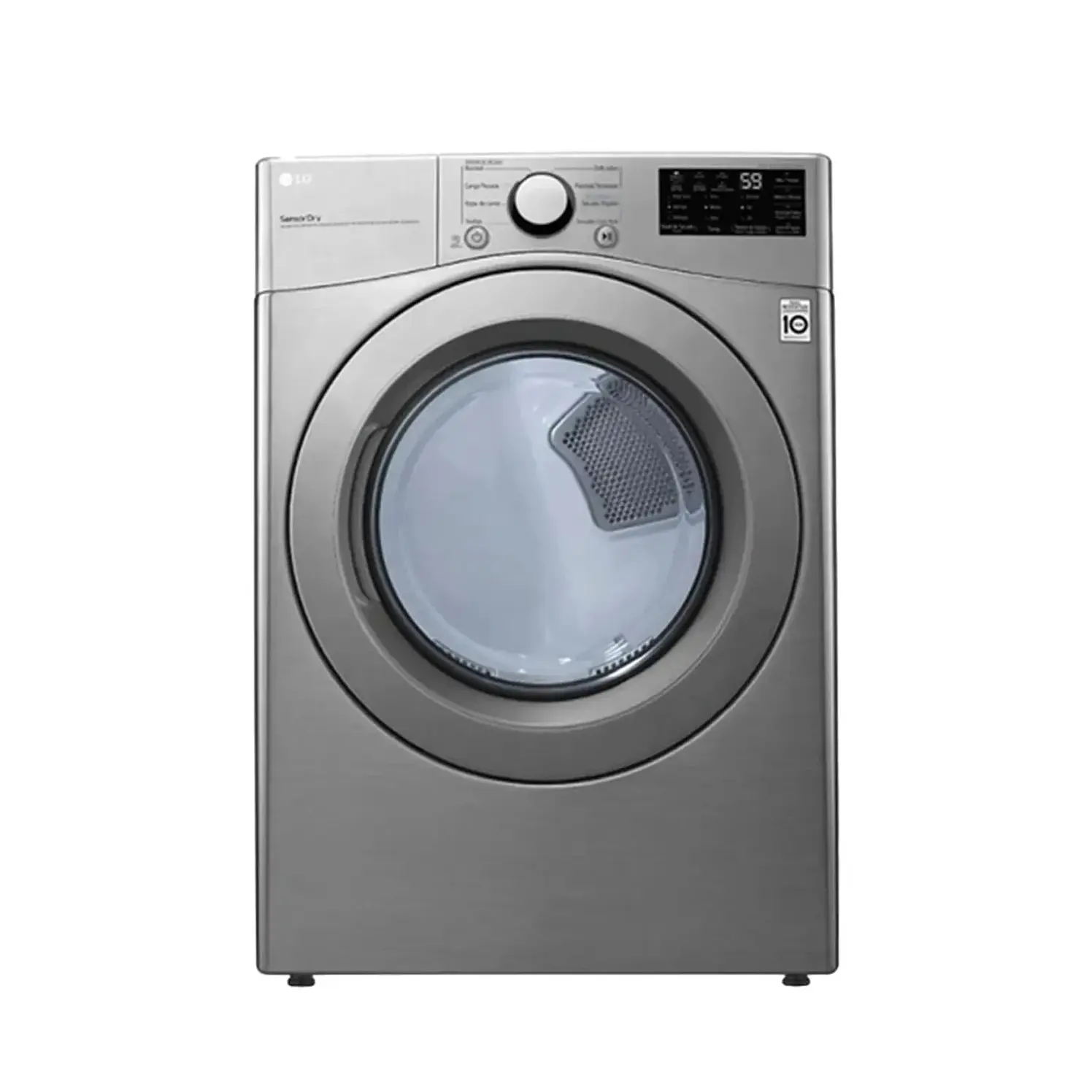 Secadora LG Carga Frontal A Gas 20 Kg Gris
