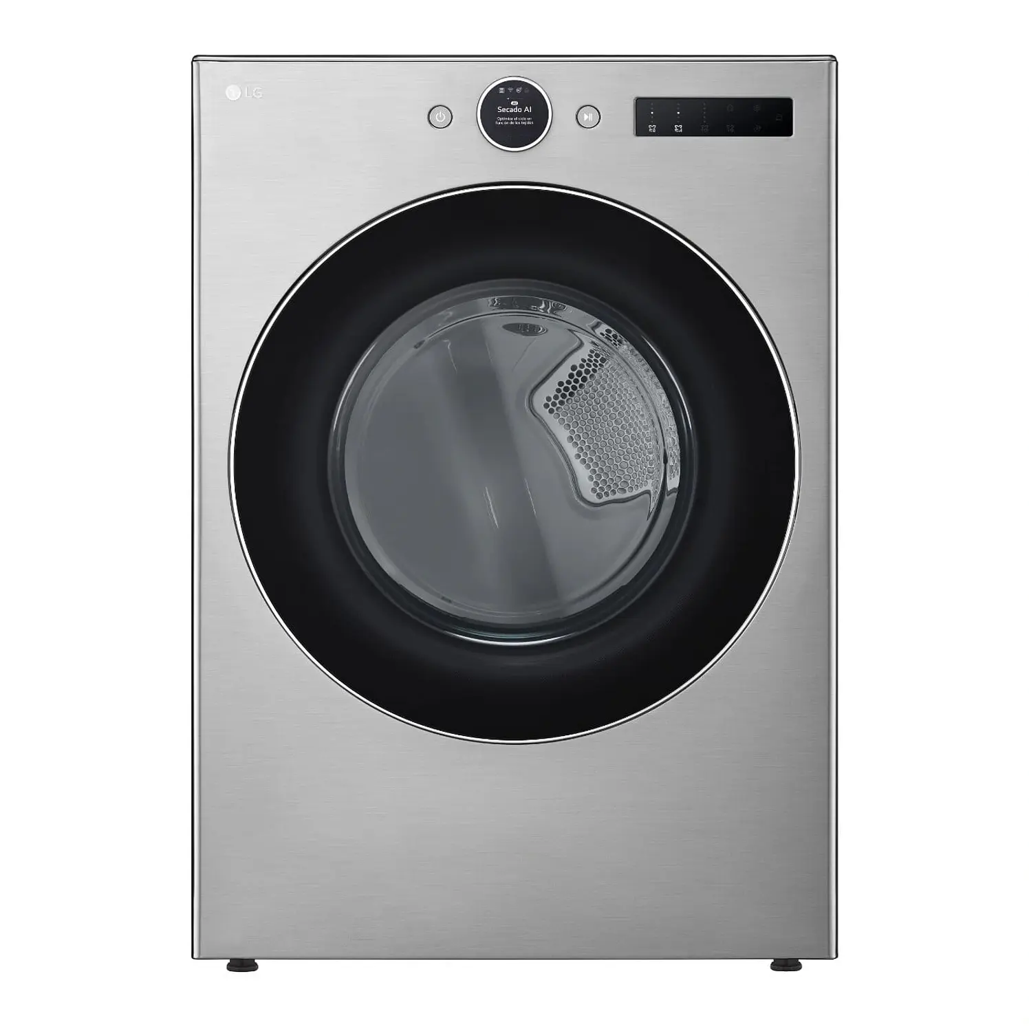 Secadora LG Carga Frontal A Gas 22 Kg Gris