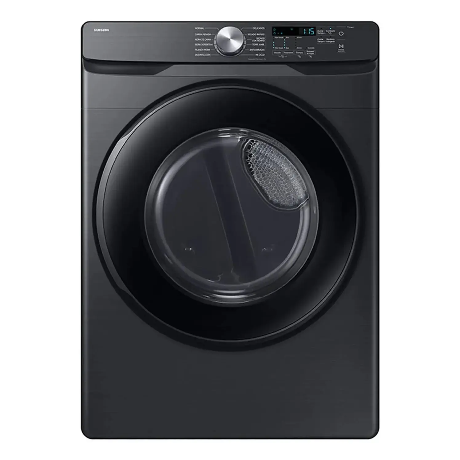 Secadora Samsung Carga Frontal Sensor Dry 24 Kg Negra