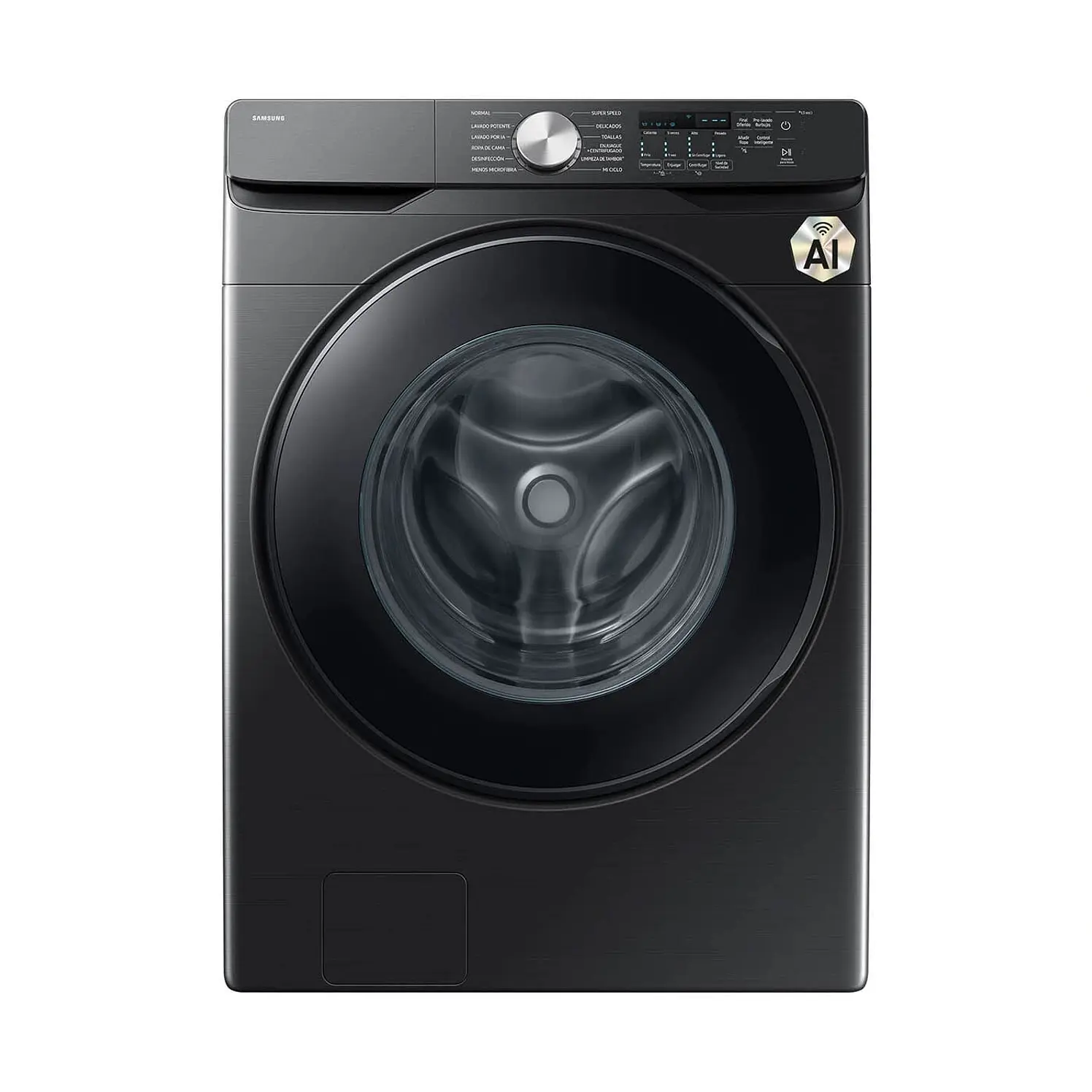 Lavadora Samsung Carga Frontal Ai Wash 26 Kg Negra