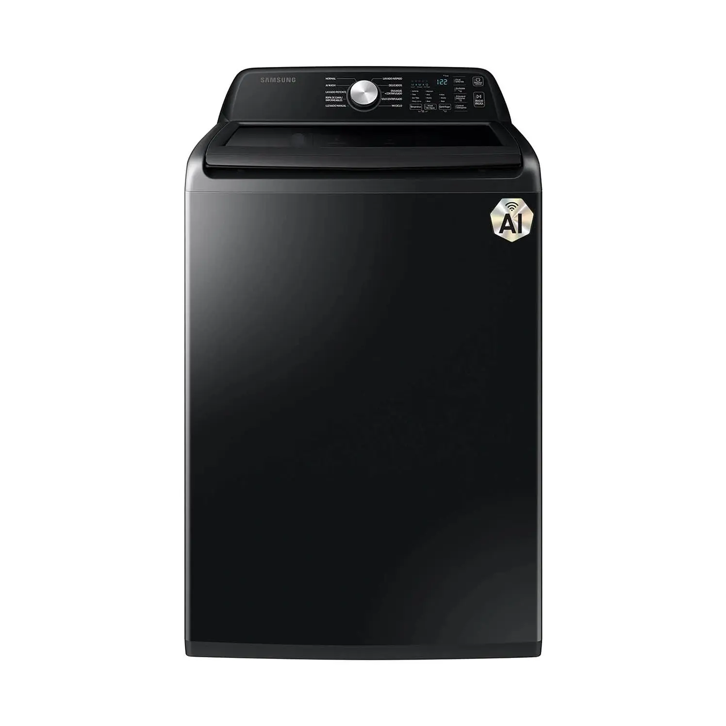 Lavadora Samsung Carga Superior 23 Kg Ai Artificial Negra