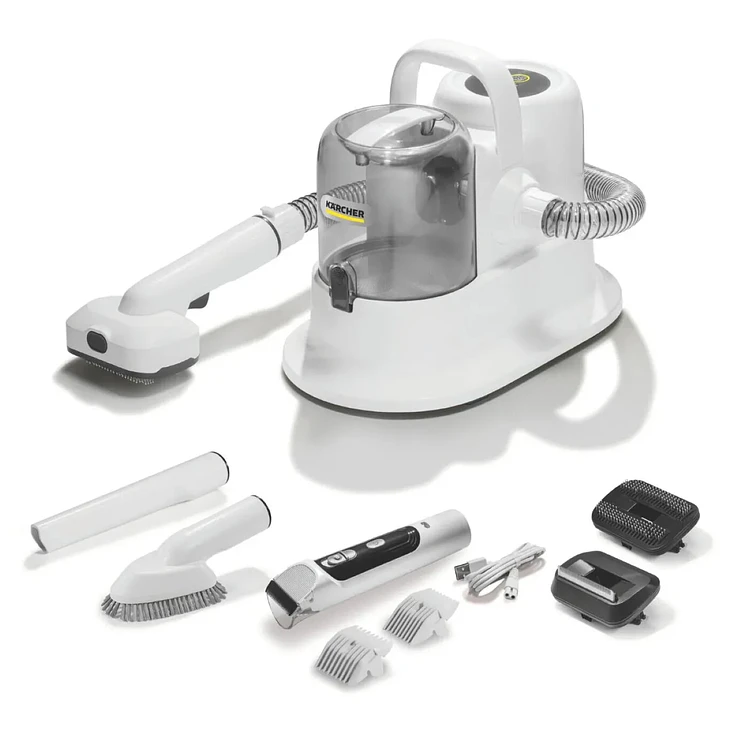 Aspiradora Cortadora Pelo Karcher Pet Clean Mascotas Blanco