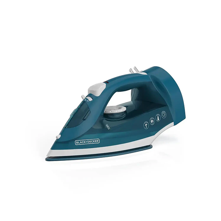 Plancha De Ropa Blackmásdecker Vapor Retractil Azul