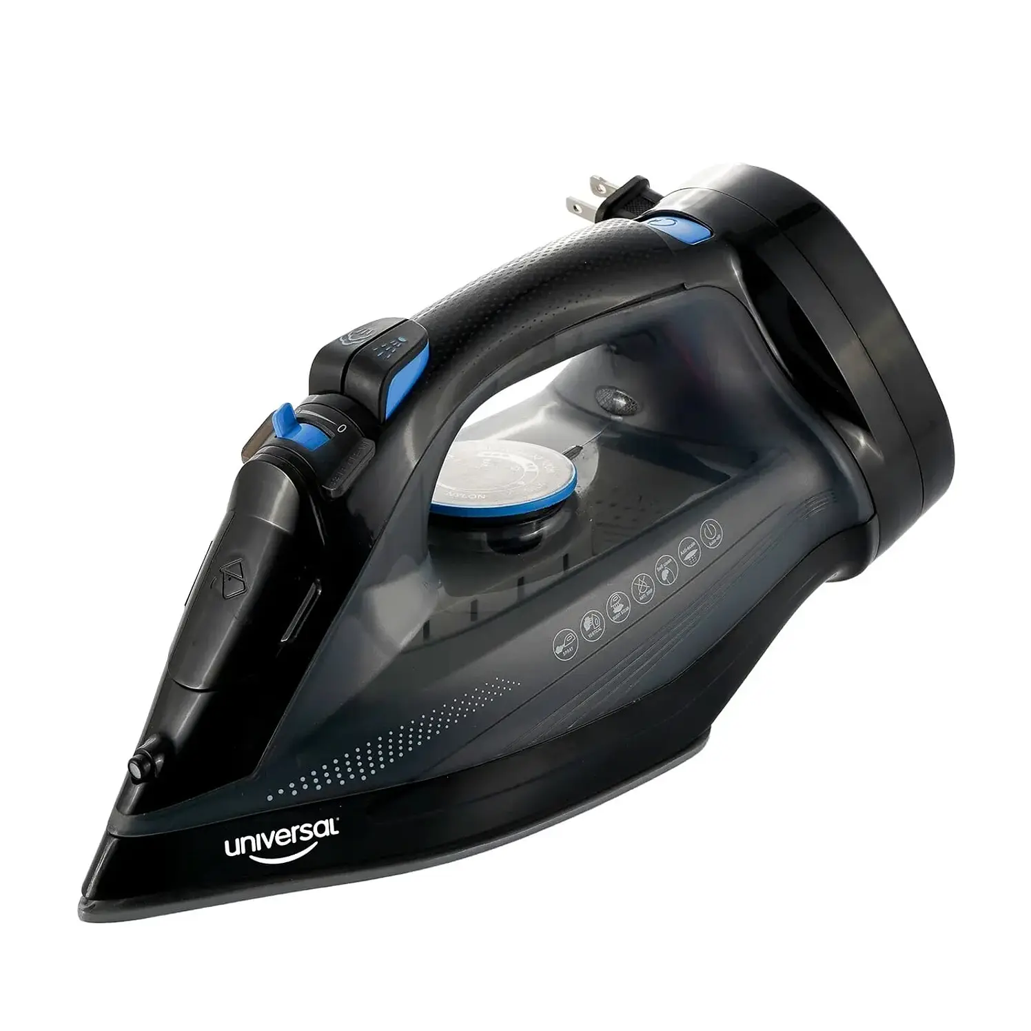 Plancha De Ropa Universal Steam Flex Negro