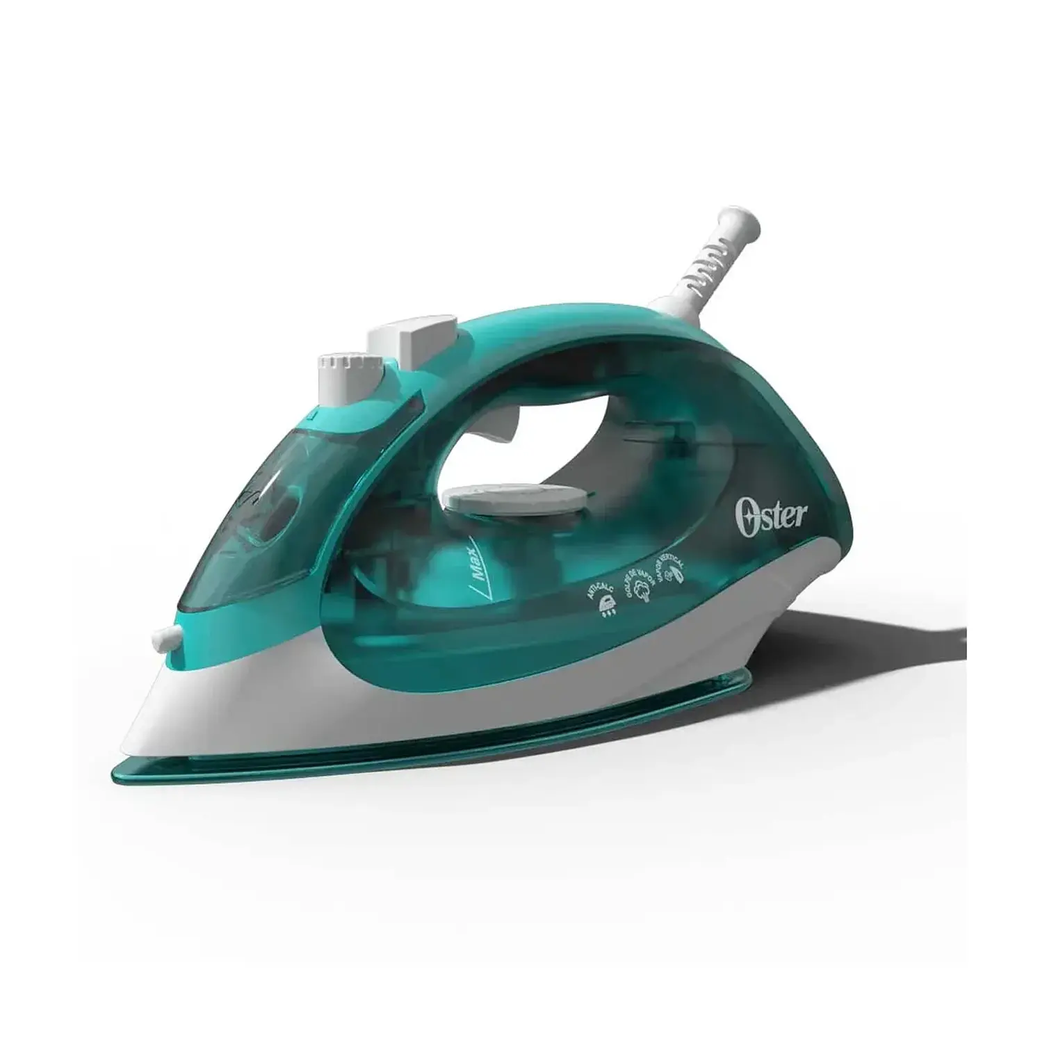 Plancha De Ropa Oster Vapor De Cerámica, Compacta, Turquesa