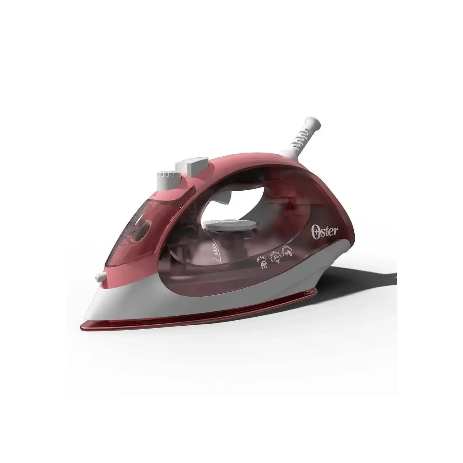 Plancha Ropa Oster Vapor Variable Ceramica 2140145 Rosado