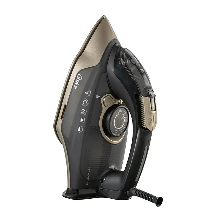 Plancha Ropa Oster Vapor Pressxpress, 1700 Negra Dorada