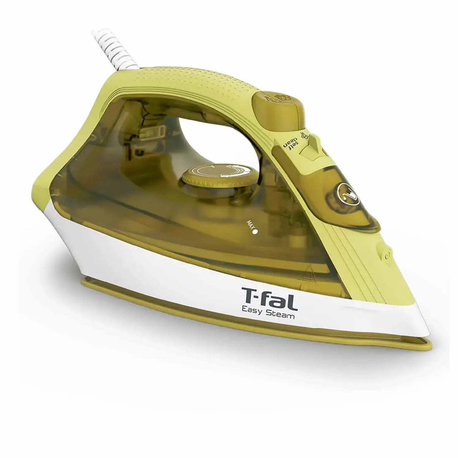Plancha Ropa Vapor Easy Steam Suela Xl Cerámica Amarilla