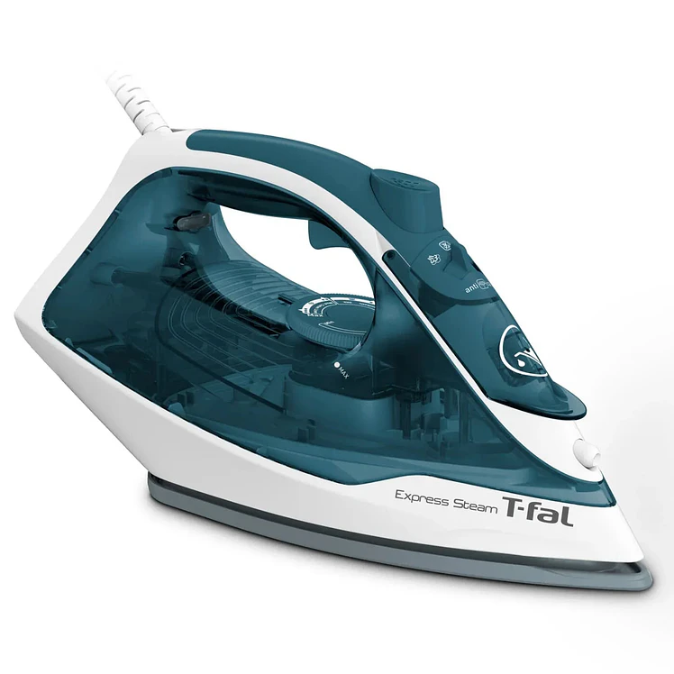 Plancha Ropa Vapor Express Steam Suela Xl Ceramica Azul