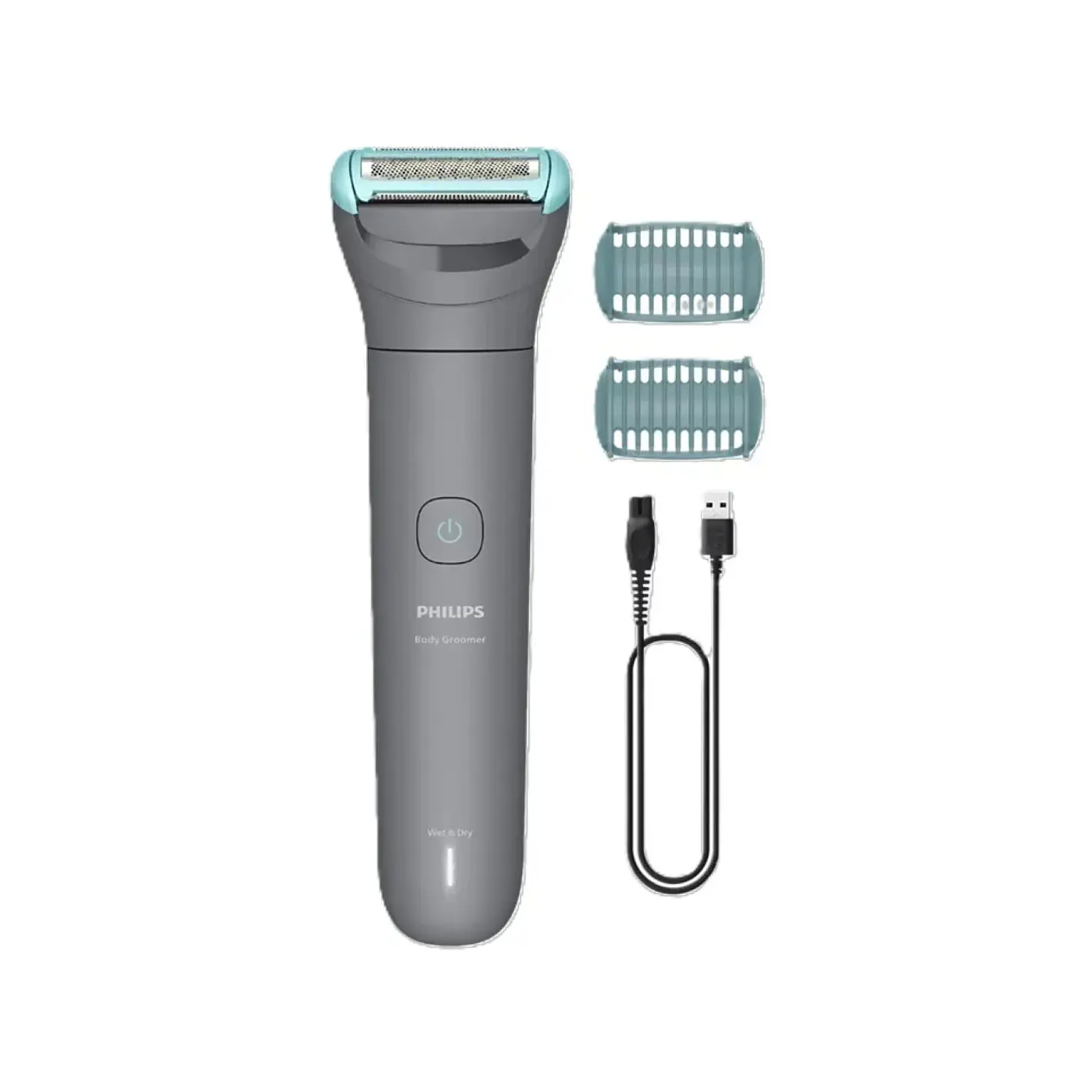 Recortadora Philips Cuerpo Serie 3000 Sistema Protect Gris