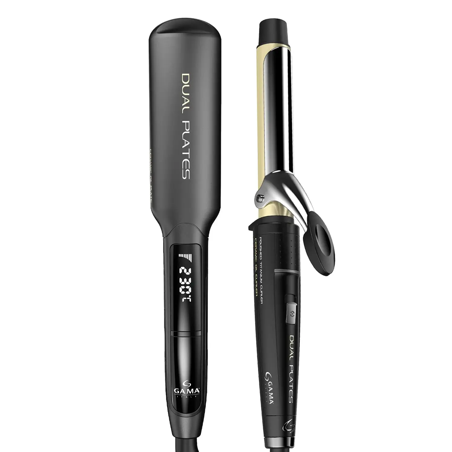 Combo Gama Plancha Cabello Xw Más Dual 19 Negro Beige