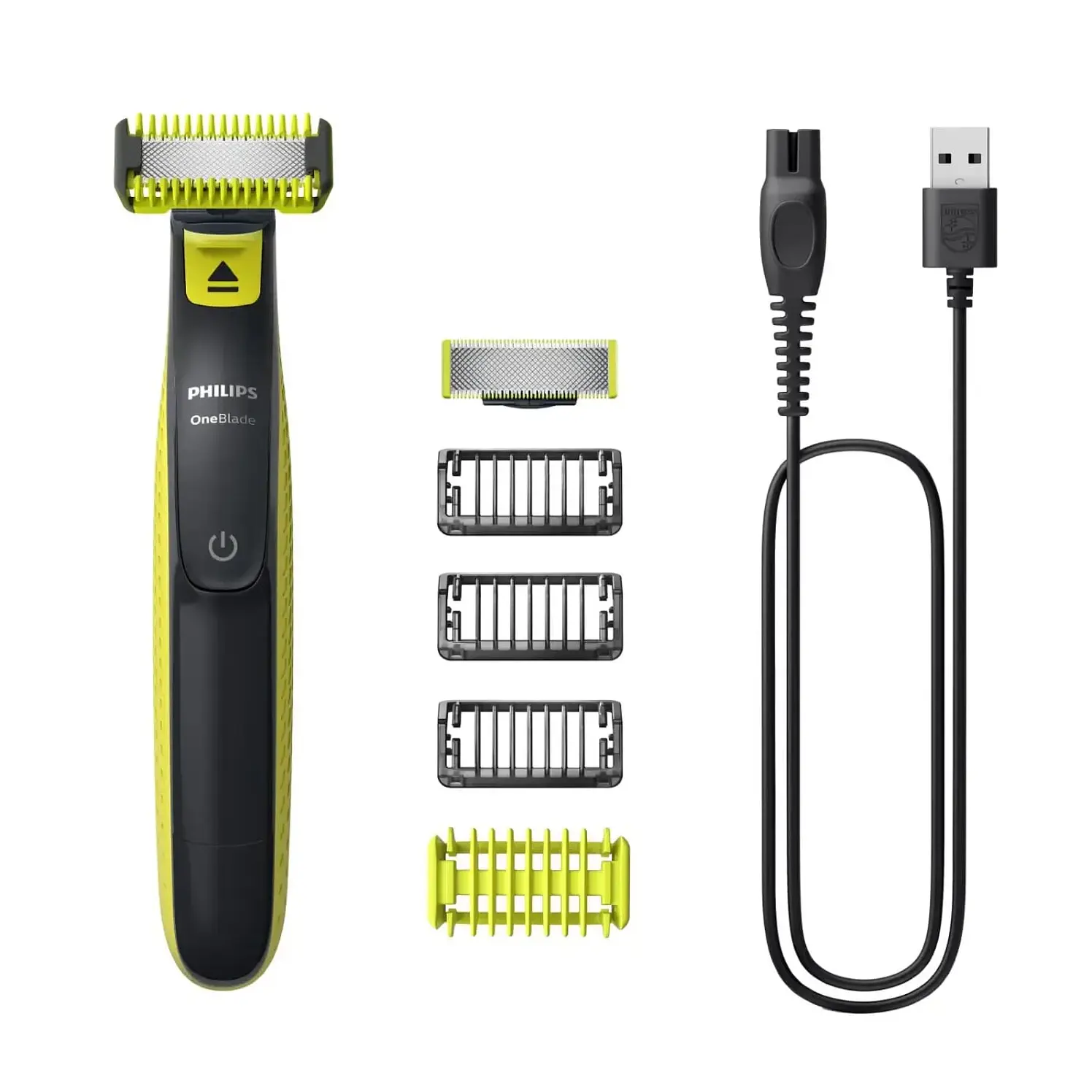 Afeitadora Philips Oneblade Face & 3 2 Peines Cuerpo, Verde
