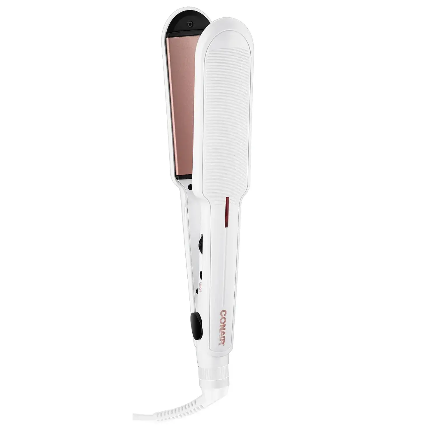 Plancha De Cabello Conair Double Ceramic Blanco