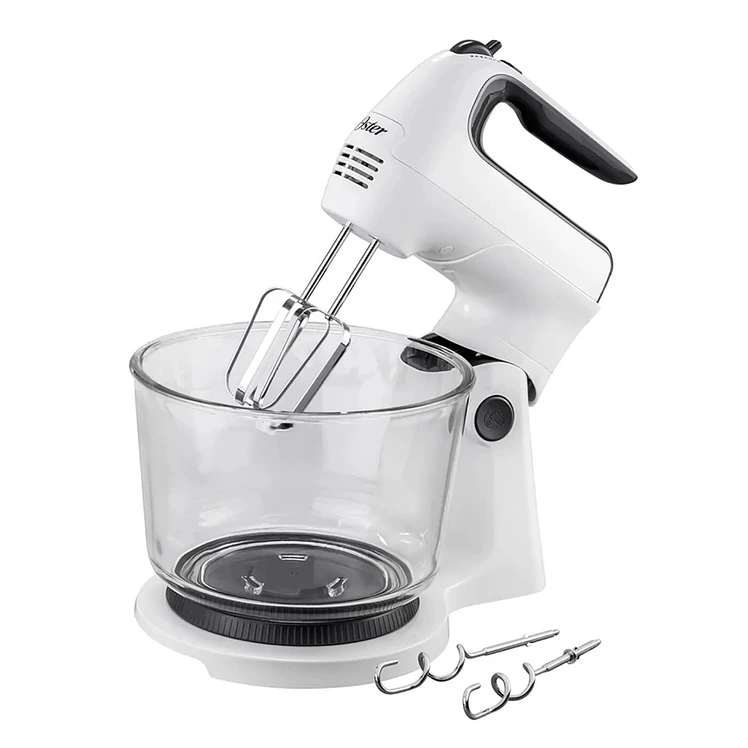 Batidora Oster De Mano Y Pedestal Más Turbo 2121775 Blanco