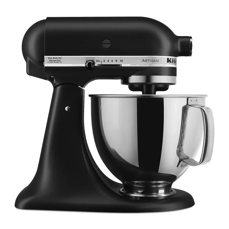 Batidora De Pedestal Kitchenaid Negro Mate