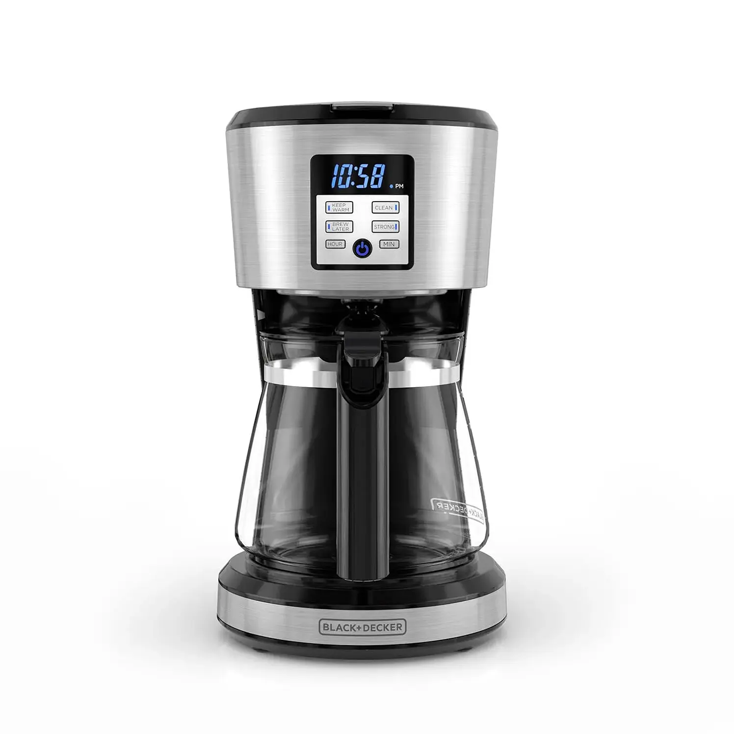 Cafetera Blackmásdecker Programable 12 Tazas Plateado