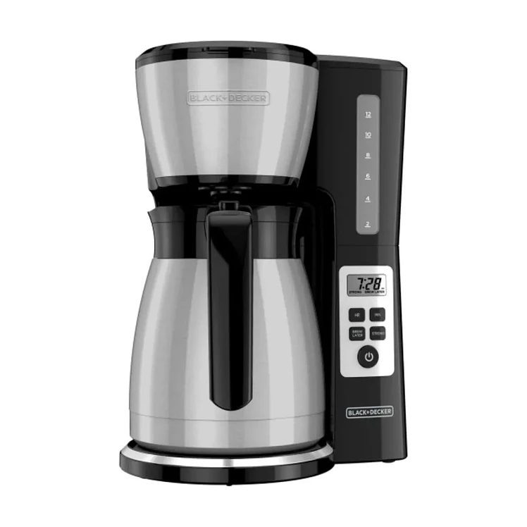 Cafetera Blackmásdecker Térmica 12 Tazas Negro
