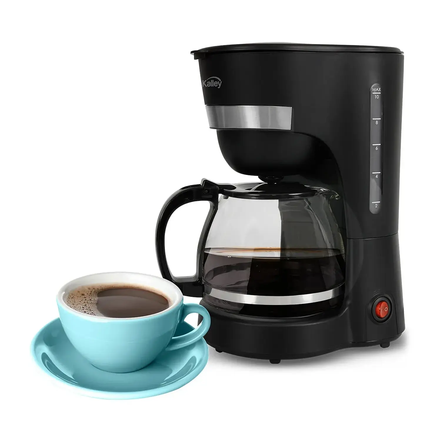 Cafetera Kalley Basica 10 Tazas Negro