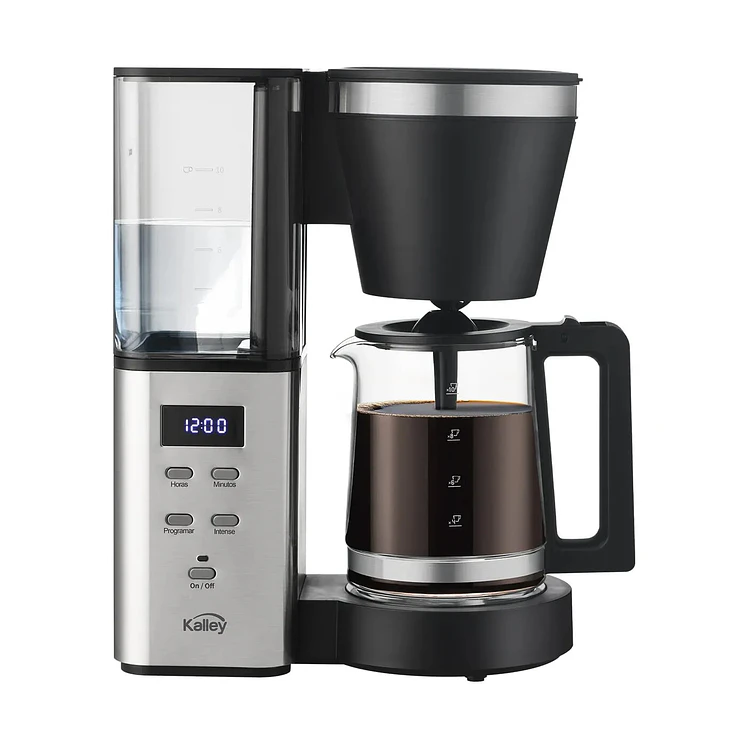Cafetera Kalley 10 Tazas Digital Negro