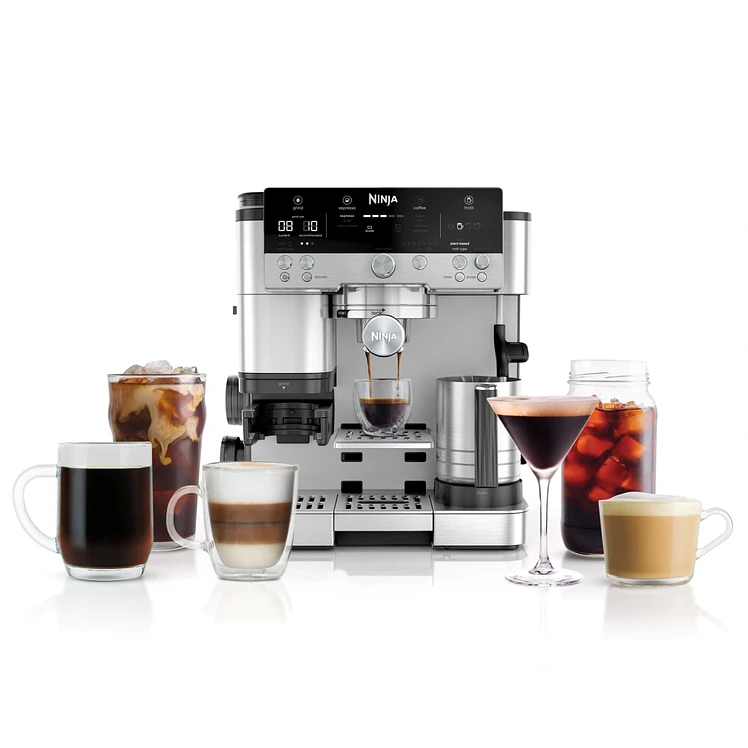 Cafetera Ninja Expreso Luxe Plateado