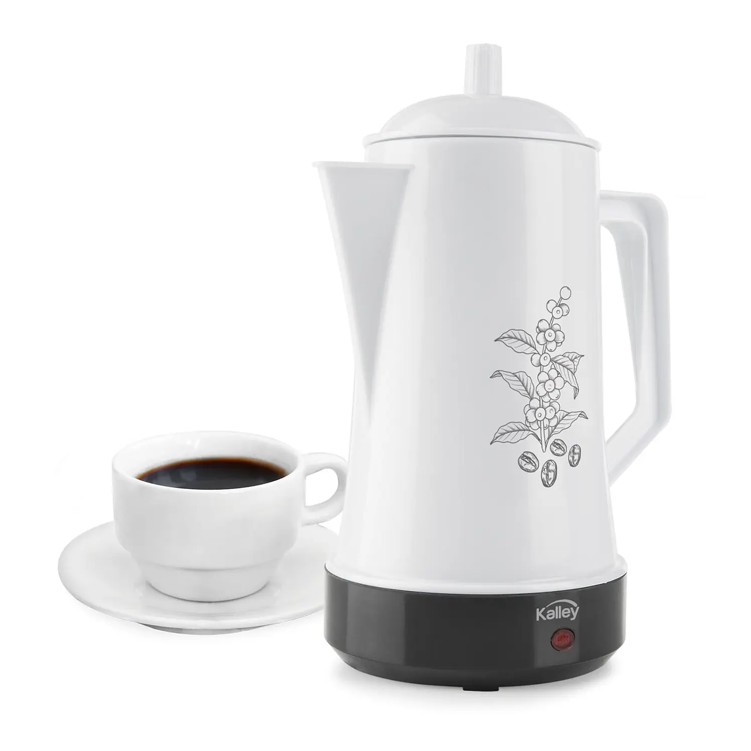 Cafetera Kalley 6 Tazas Blanco
