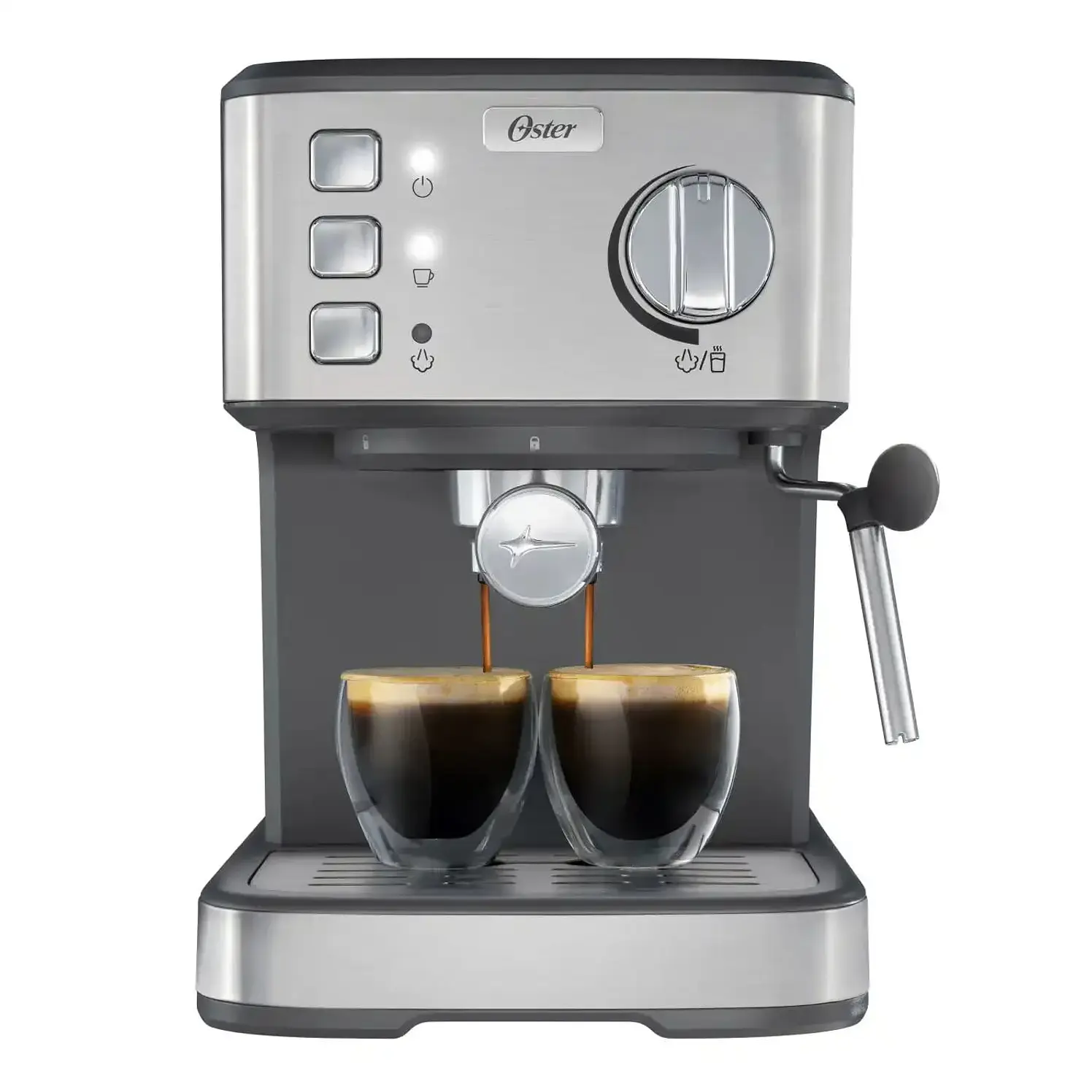 Cafetera Oster Expreso Semi Automática Plateado