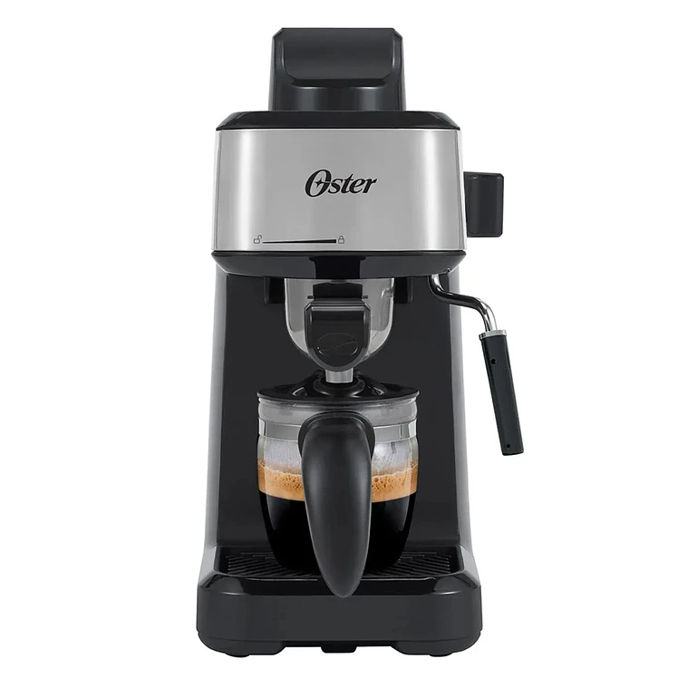 Cafetera Oster Expreso Vapor Espresso Cappuccino Negra