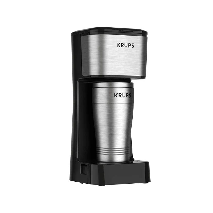 Cafetera Krups Simple Brew To Go Inox Plateado
