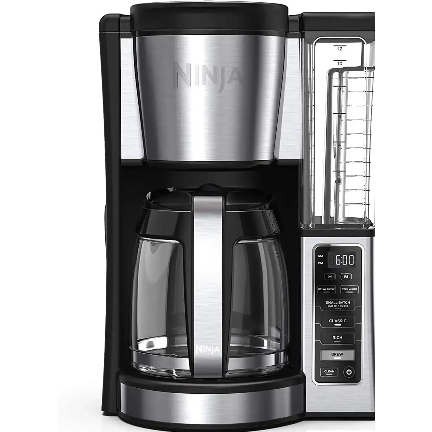 Cafetera Ninja 12 Tazas Programable Ce250 Plateada
