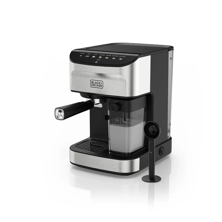 Cafetera Expreso Blackmásdecker Cafe Crema Plateado