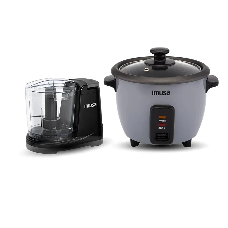 Combo Imusa Arrocera 5 Tazas Más Procesador Powermax 0,7 L