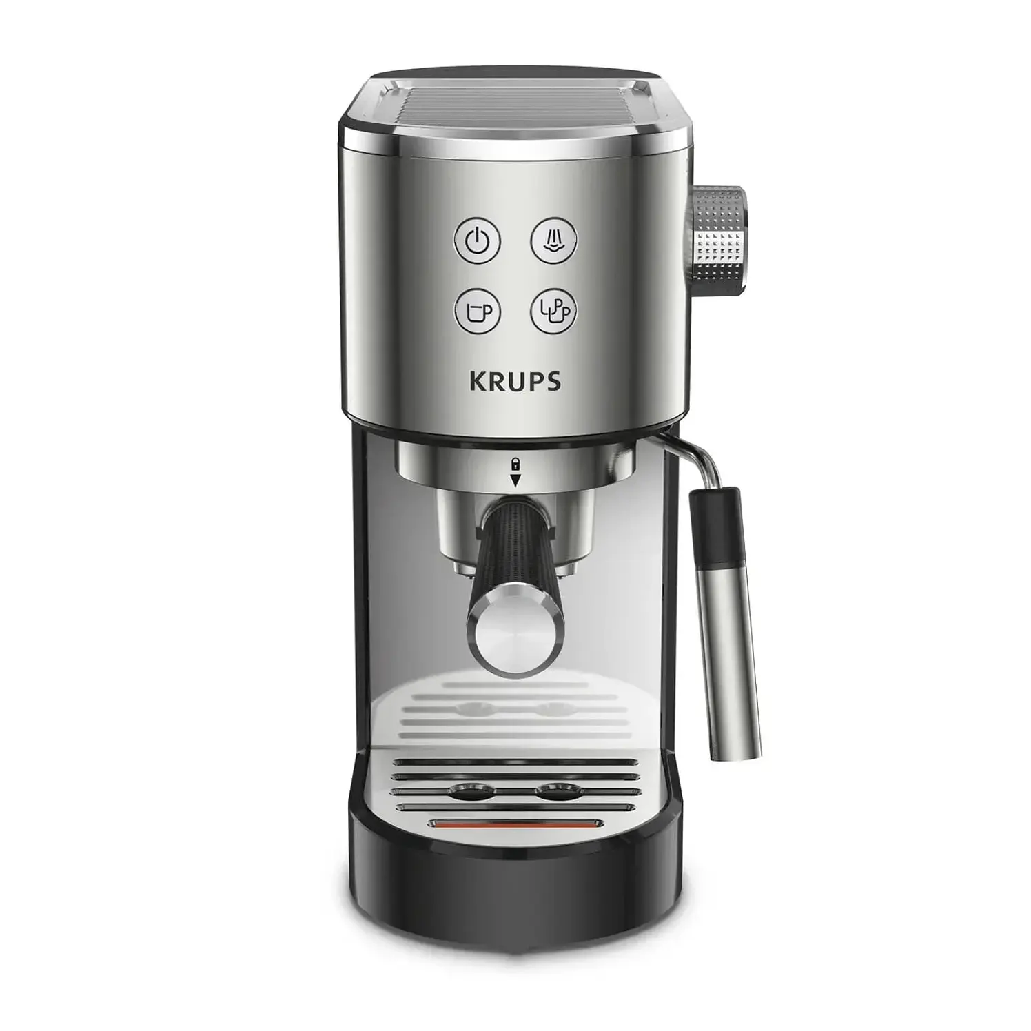 Cafetera Expreso Krups Divine Inox Plateado