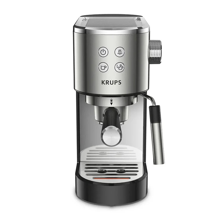 Cafetera Expreso Krups Divine Inox Plateado