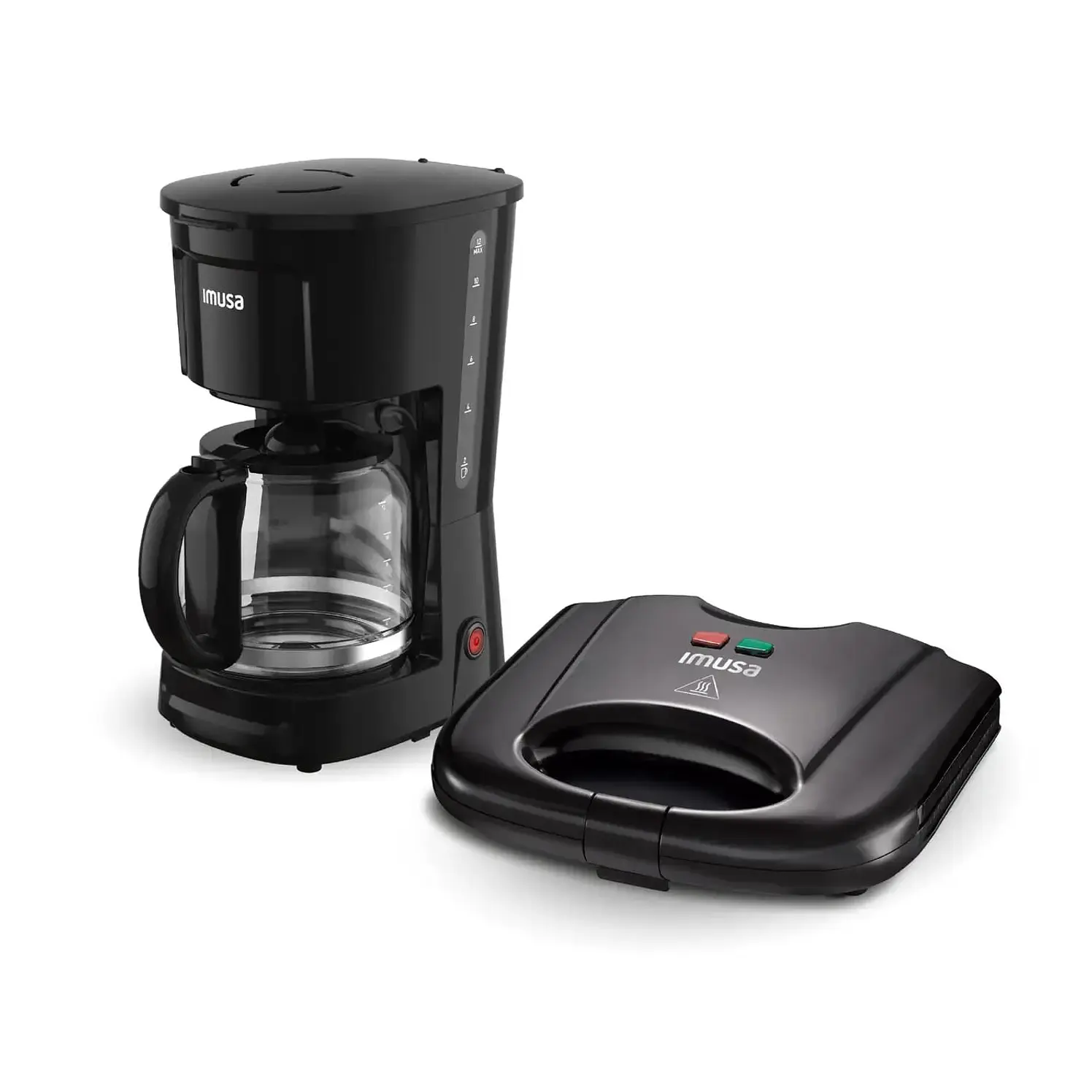 Combo Imusa Cafetera Café City 6 Tazas Más Sanduchera Basic