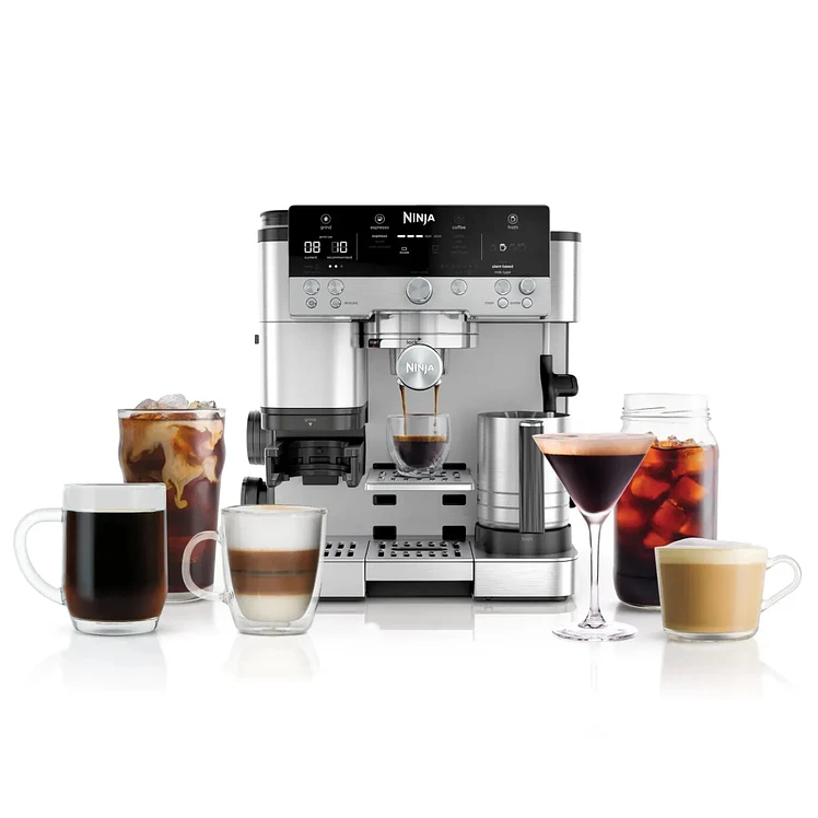 Cafetera Ninja Expreso Luxe Es601 Plateado