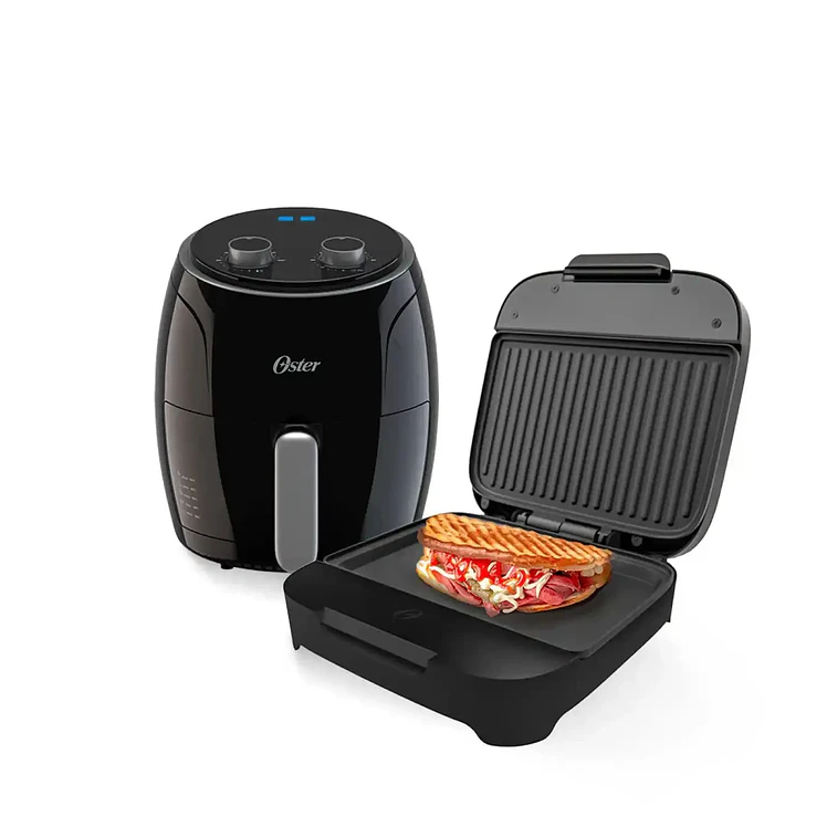 Combo Oster Freidora Oster 3.8 L Manual Tipo Panini