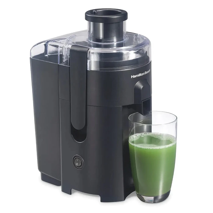 Extractor De Jugos Compacto Healthsmart Hamilton Beach Negro