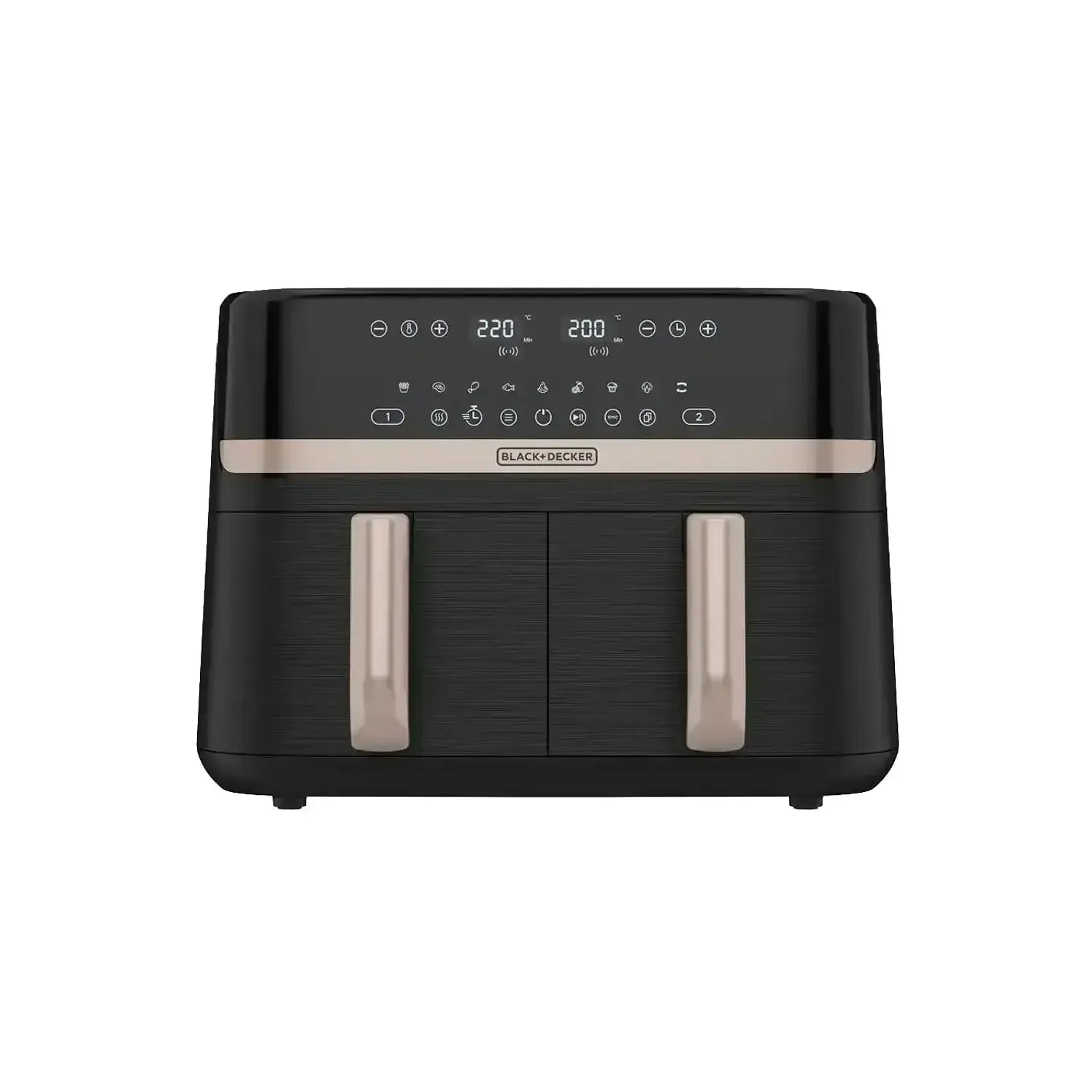 Freidora De Aire Blackmásdecker 9.0 L Doble Cesta Negro