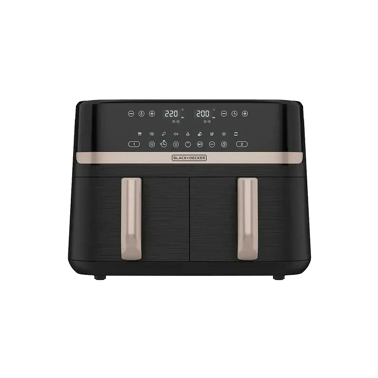 Freidora De Aire Blackmásdecker 9.0 L Doble Cesta Negro