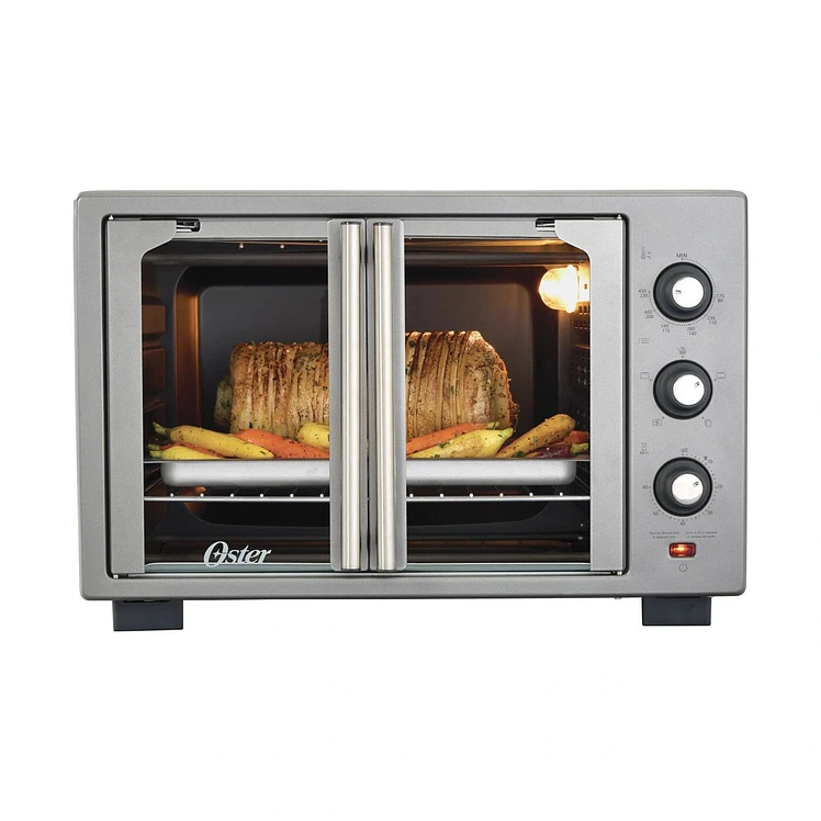 Horno Oster Convencional 35 L Freidora Aire, Interior Gris