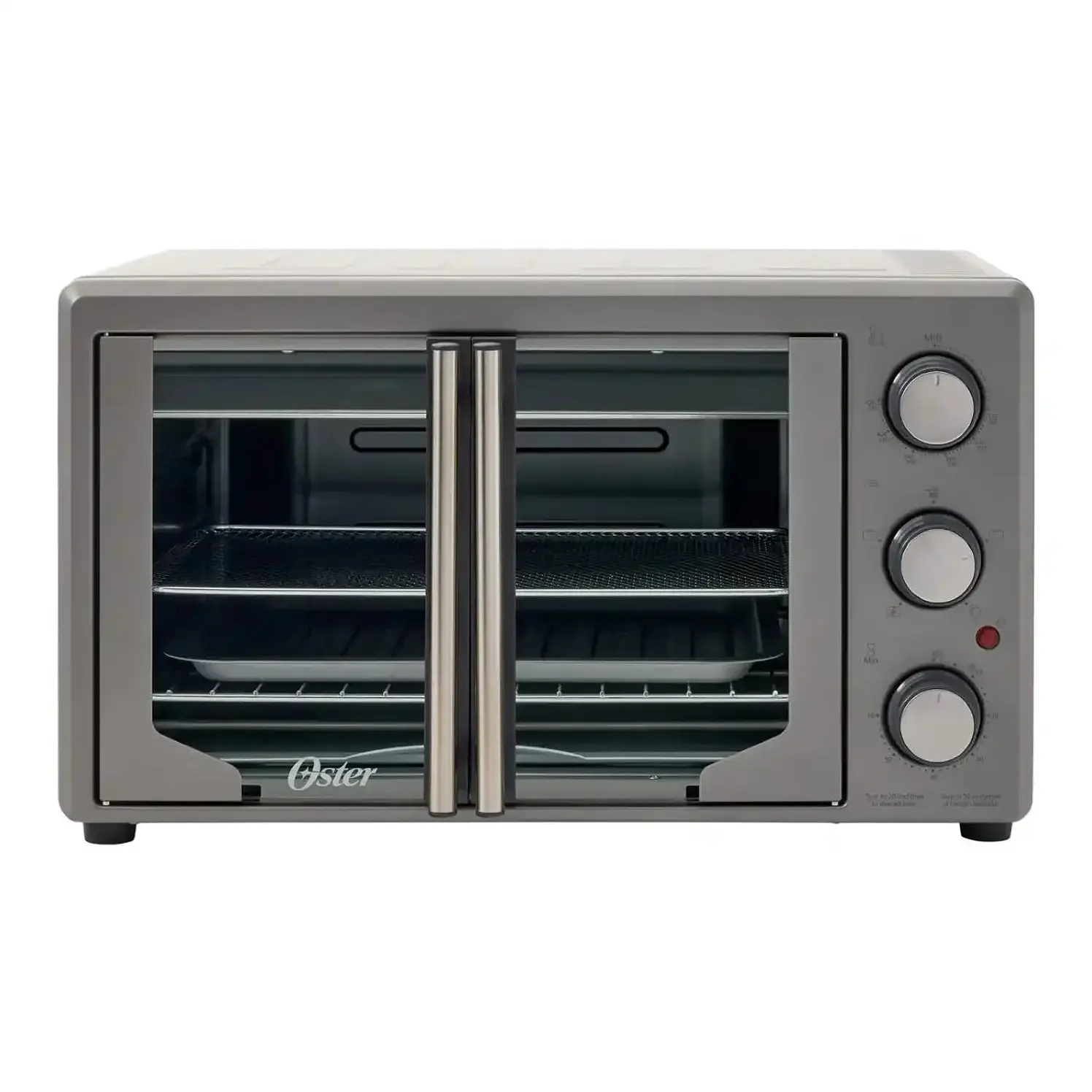 Horno Oster Convencional Freidora 42 L, Interior Plateado