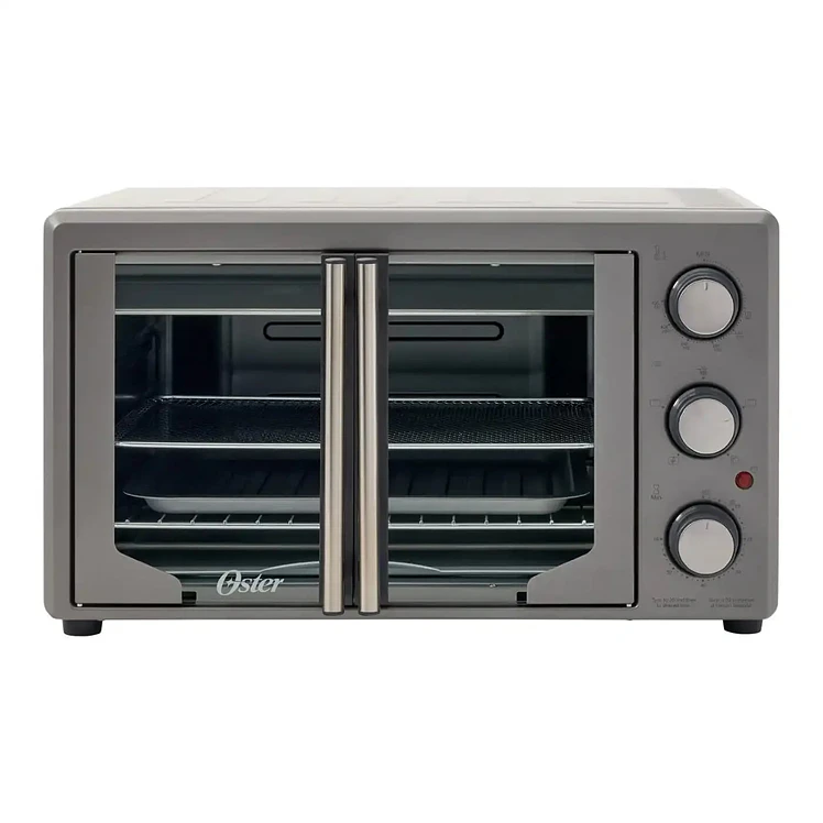 Horno Oster Convencional Freidora 42 L, Interior Plateado