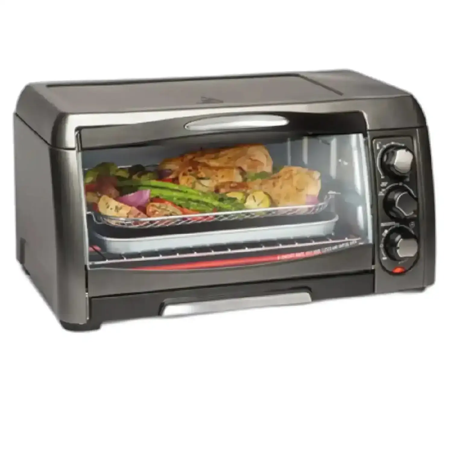 Horno Tostador Hamilton Beach Freidora 31323 16 L Plateado
