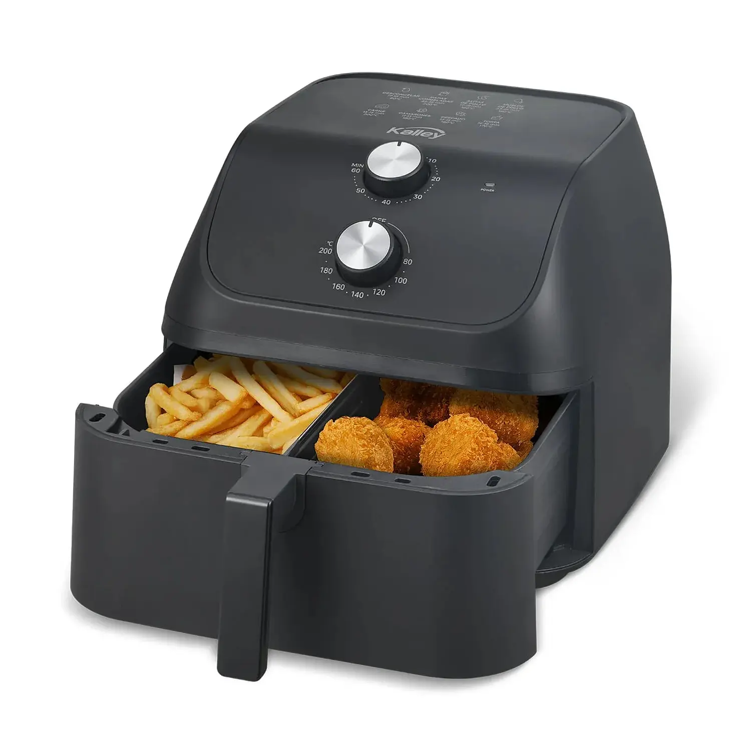 Freidora De Aire Kalley 7.5 L Negro