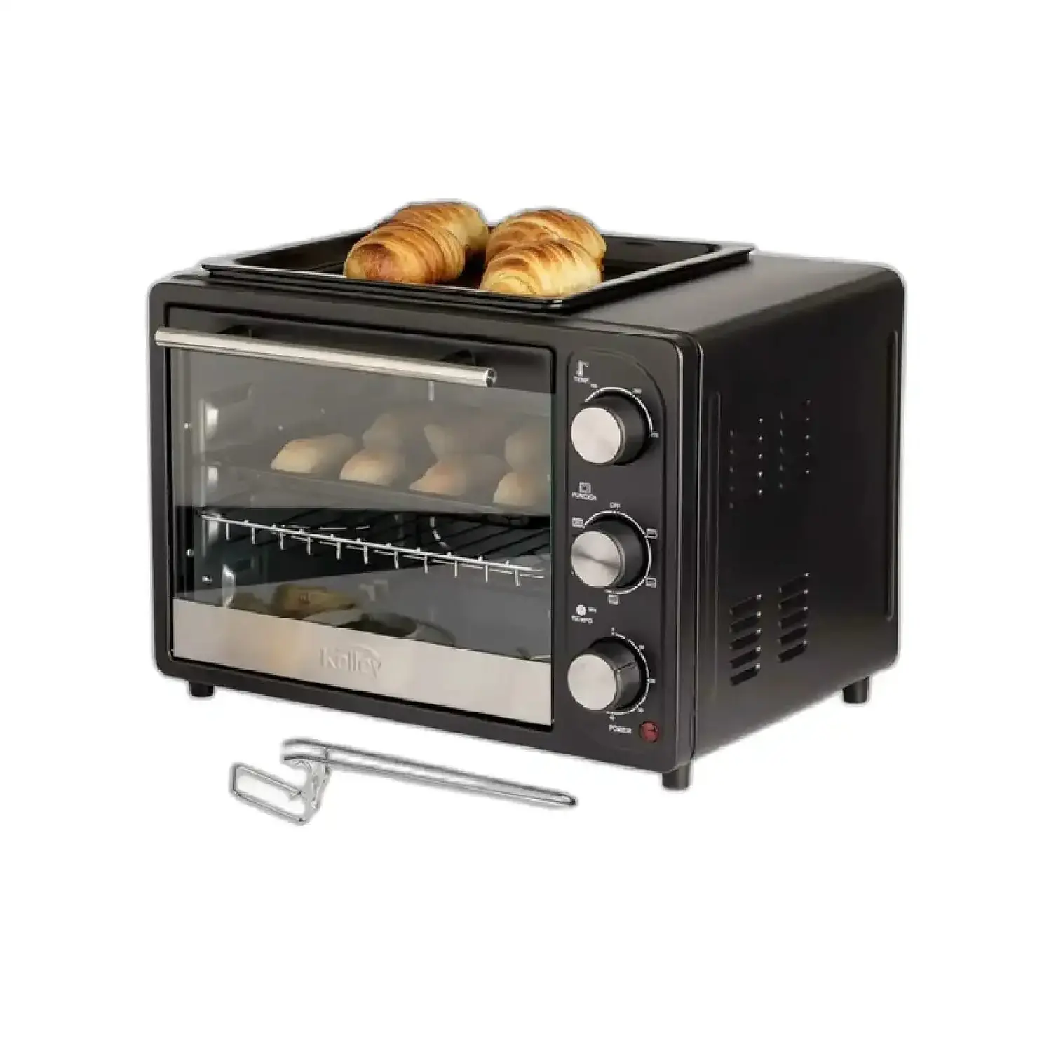 Horno Tostador Kalley 18 L Negro