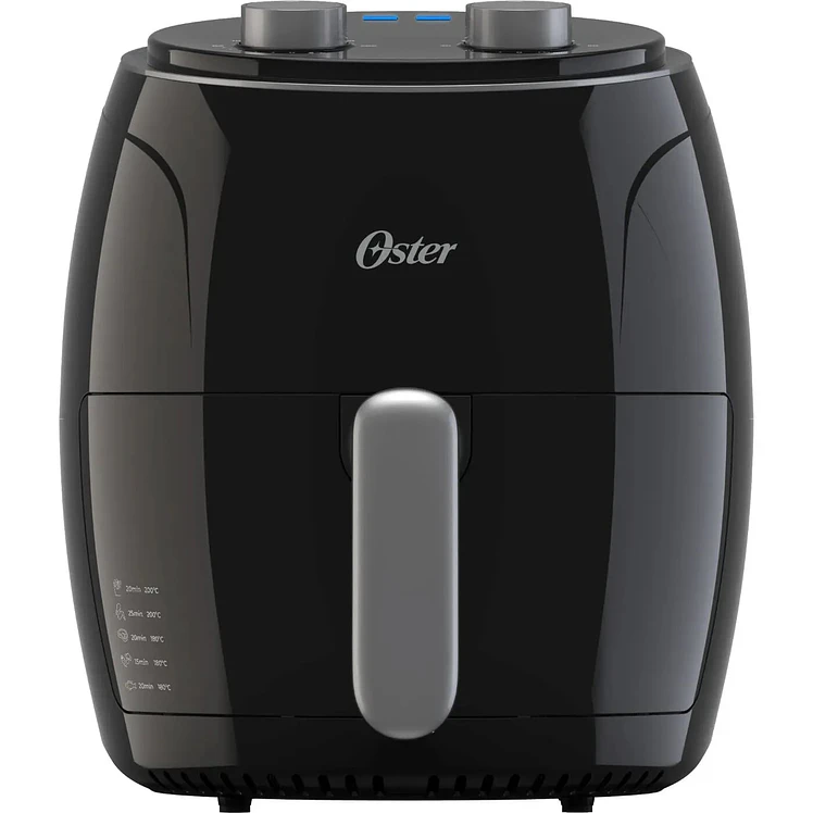 Freidora Aire Oster 3.8 L Manual Recubrimiento Negra